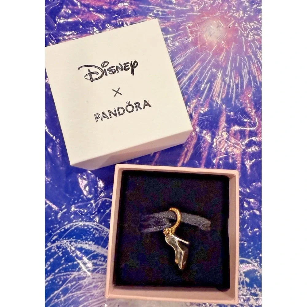 2026 Disney Pandora Cinderella Glass Slipper Charm Storybook Collection
